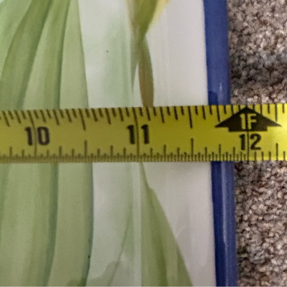 Large Serving Tray of HandPainted Tulips by 
Sole Di Toscana -Made in Italy - Picture 6 of 7